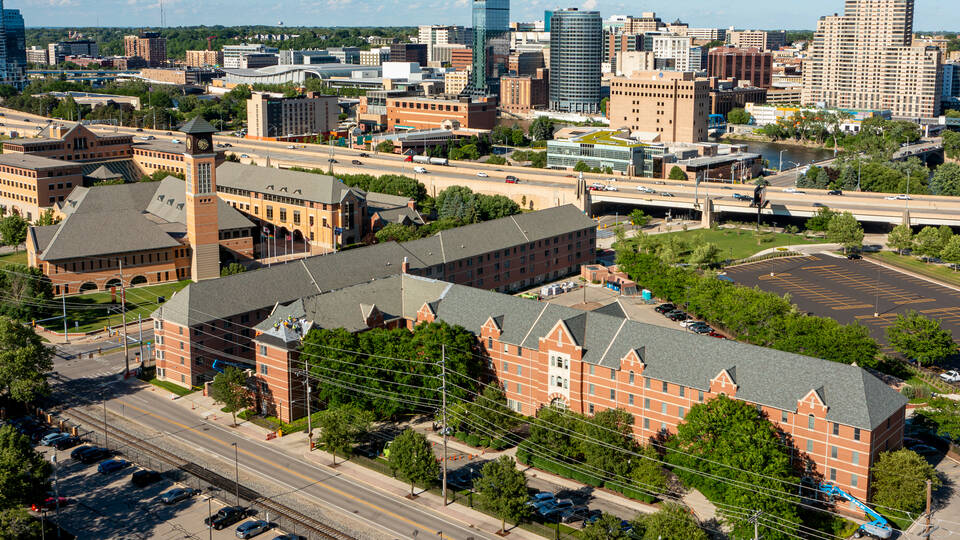 overview of the city campus